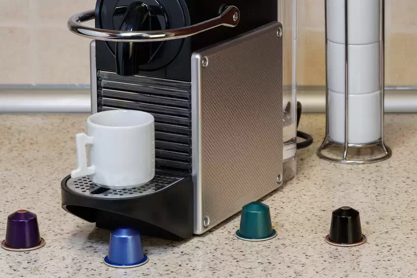 Preparing Iced Coffee with Nespresso Machine